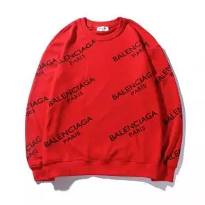balenciaga crewneck sweatshirt col rond rouge